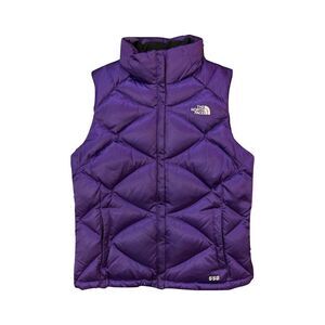 The North Face women’s acconcagua Vest  550 Down Shiny Purple, worn once, size X